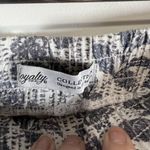 Royalty For Me Women's High Rise Frayed Linen ankle Pants Size XL Blue Floral Photo 6