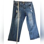 !it Amanda High Rise Slim Ankle Blue Jeans Distressed Flare Jeans Size 22 Photo 7