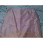 Kasper Women Career Skirt suit Size 10 Pink Satin Three Button Up Top Photo 15
