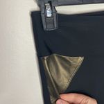 Onzie athletic splice Capri leggings in black khaki combo size S / M Photo 4