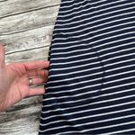 Athleta  Women's A Line Tank Dress XS Extra Small Dark Navy Blue Grey Gray Stripe Photo 4