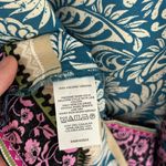 Loft NWT  Palm Collared Tie Waist Mini Dress in Grotto Teal - Size 4 Photo 6