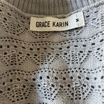 Grace Karin Long Gray  Boho Sweater Photo 3