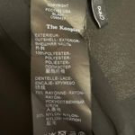 The Kooples  Black Lace Trim Button Down Long Sleeve Career Office Shirt Blouse 1 Photo 3