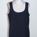 Chadwick's Black Sleeveless Sheath Dress Size 12 Classic Little Black Dress Photo 2