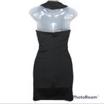 Timing Black Ruffle Halter Bodycon Dress Size M Photo 1