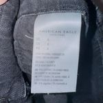 American Eagle  Black Wash Denim High Waisted Paperbag Mom Shorts size 4 Photo 4