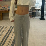 Aritzia  Waffle Knit TNA Sweatpants Grey Photo 0