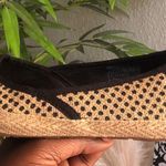 UGG  Indah burlap black tan beige polka dot slip on ballet maryjane flats espadrille sheepskin uggs Photo 1