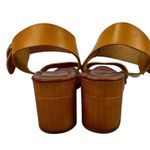 MIA Women's Slingback Wedge Sandals Yellow Tan Size 10 Casual Summer Photo 9