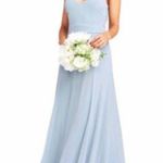 Show Me Your Mumu Jenn Maxi Dress Steel Blue NWT Photo 8