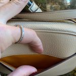 Coach Authentic Pebbled leather top zip Peanut Crossbody Photo 9