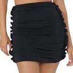 AFRM Black Ruffled Pencil Skirt Size undefined Photo 0