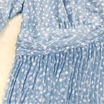Alex Marie  Blue‎ Polka Dot Long Sleeve Dress Knee Length Chiffon Plus Size 20W Photo 6