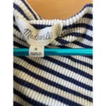 Madewell District Halter Sun Dress in Navy & White Stripe Size Small Photo 3