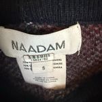 Naadam Checkered Knit Wide Leg Cashmere Wool Blend Pull Photo 11