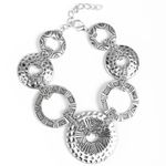 Paparazzi Way Wild Silver Bracelet (223) Photo 1