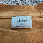 Wilfred dark yellow long sleeve cotton casual crop top size L Photo 5