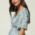 O'Neill Wes Palm flutter sleeve button up top Photo 3