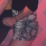 Blue Blush Snakeskin Skort Photo 2