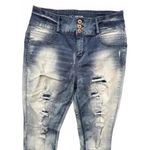 No Boundaries  Girls Juniors Denim Jeans Size 13 High Rise Sculpting Skinny Photo 3