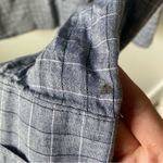 💛 Vintage Descendent of Thieves Blue Checkered Button Down Shirt Size XL Photo 3