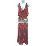 Cleobella Azara Spice Ikat Boho Maxi Dress Medium Backless Festival Resort Photo 3