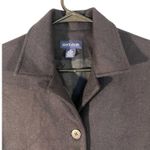 Ann Taylor Navy Blue Wool Blend Button Front Blazer Jacket Women Sz S Photo 4