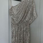 Karlie One Shoulder Sequin Dress Photo 0