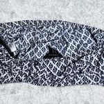 Forever 21  White and Navy Blue Floral Bandeau Top Photo 2