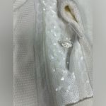 Venus  Size Medium Ivory Knit Sequin‎ Cardigan W/ Pearl Buttons NWT Photo 1