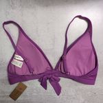 NWT Cremieux Amavi Purple Halter Neck Tie Closure Bikini Top Size L Size L Photo 1