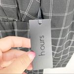H:ours NEW NWT  Shae Dress in Black & White Plaid Mini Cocktail Revolve Size XS Photo 6