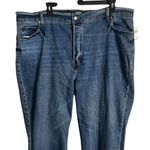 Old Navy  Women's Extra High Rise Straight Jeans Blue Plus Size 26 Button Fly Photo 1