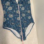 Boden Ithaca Halter Swimsuit One Piece Women's Blue size US 16 Photo 9