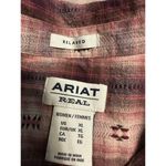 Ariat  Real Relaxed Button Down Flannel Women's Size XL Western Cowgirl Patterned Photo 2