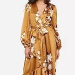 EXPRESS NWT!  x Rocky Barnes Kimono Maxi Wrap Dress Photo 8