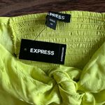EXPRESS Neon Yellow NWTs Bodysuit XS Photo 3