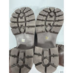 Womans Knee High Combat Boots Brown Eu 37 Us 6.5/7 Lace Up Back Zip NWOT Photo 6