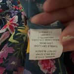 Eshakti  floral button front tunic women’s size Large-14 Photo 6