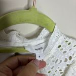 AEOM White Eyelet Lace Blouse Sz S Photo 3