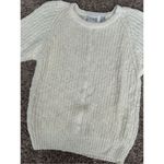 Saks 5th Avenue vintage folio sake fifth avenue ramie cotton knit short sleeve sweater top M Photo 2