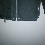 ZeroXposur  M Down n Feathers Fur Trimmed Hoodie Winter Zip Snap Jacket Black Photo 12