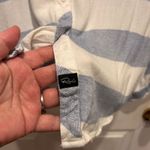 Rails  Hunter Wide Striped‎ Georgette Long Sleeve Button Up Shirt Women's Large Photo 2