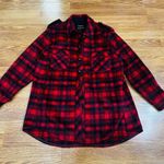 DUNDAS x REVOLVE Red Grunge LONDON OVERSIZED SHIRT small Photo 7