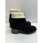 Bella Vita Cable Lug Black Booties Faux Shearling Size 8.5 New Photo 2