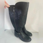 G by Guess Harson Knee High Black Zipper Boot Sz 6.5M EUC! Photo 4