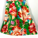 Farm Rio  Tropicart Floral Sleeveless Midi Dress Medium Green NWT Photo 8
