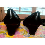 Anne Klein Iflex Cheetah Chain Wedge Calf Hair Size7 Photo 4