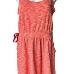 ExOfficio Coral/Orange Side Tie Tank Dress, Sz L Size L Photo 0